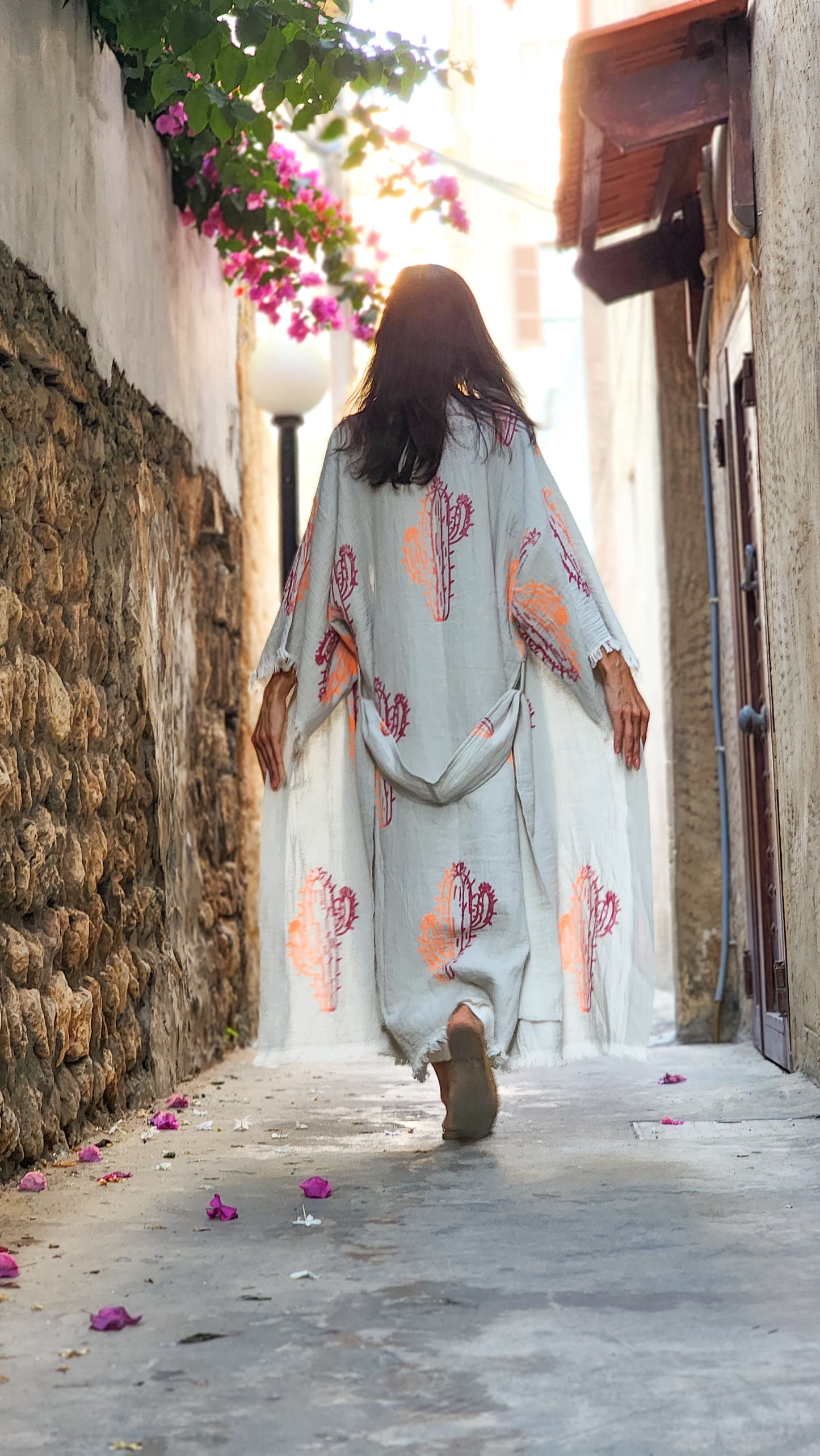 Block-print Kaftan